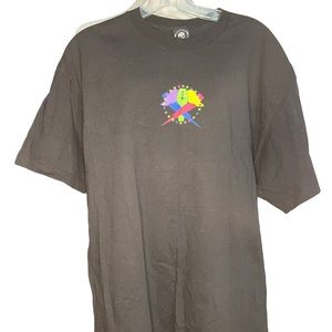 Flying  Coffin - Bolts Logo Multi -Black Men’s T-shirt Size XL